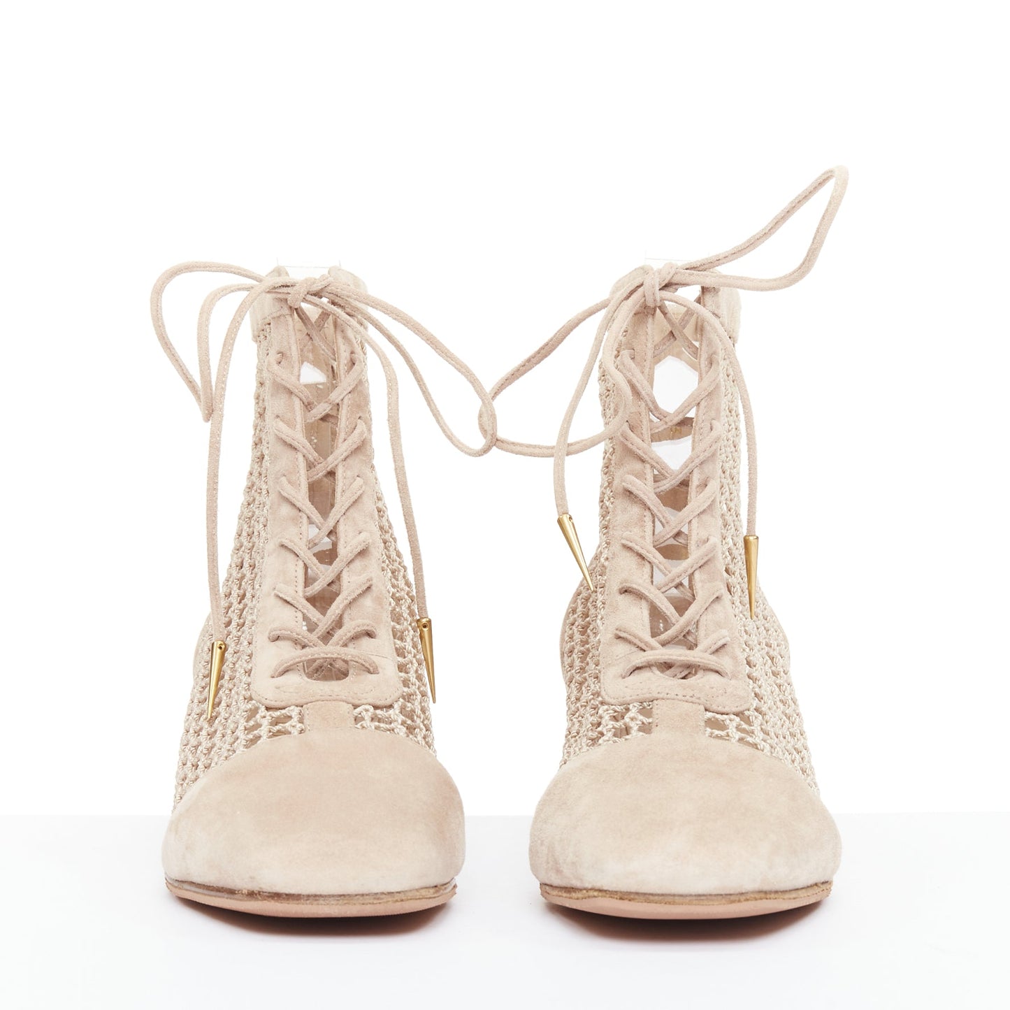 Women's Dior 2019 Suede Net Mesh Boots
