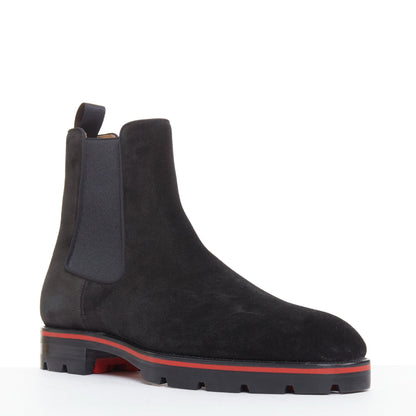 Men's Christian Louboutin Suede Boots