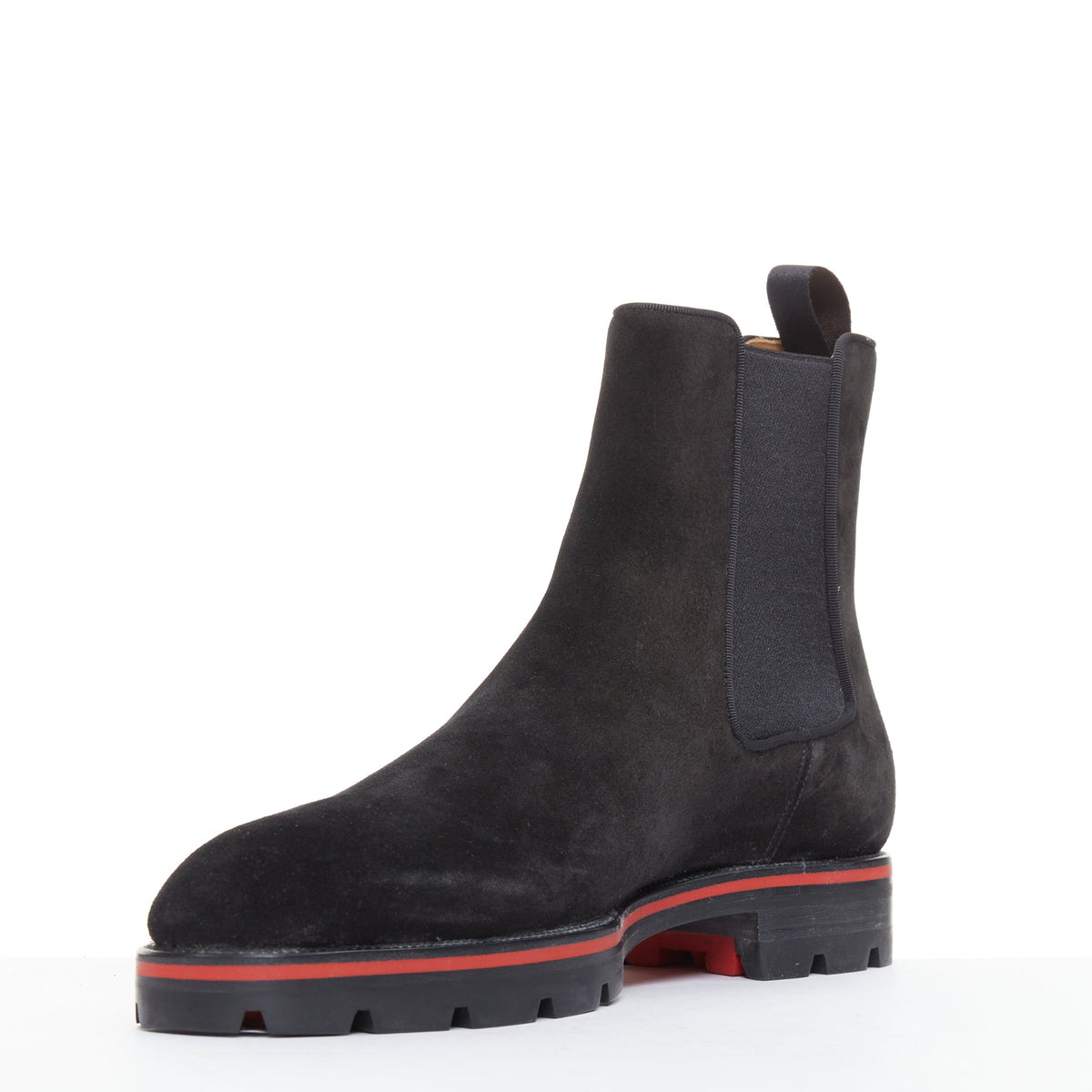 Men's Christian Louboutin Suede Boots