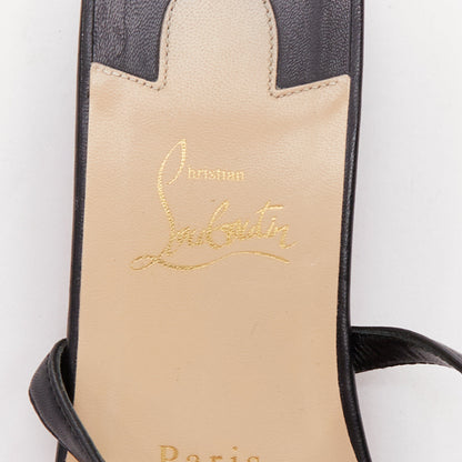 Women's Christian Louboutin Leather Studded Sandals