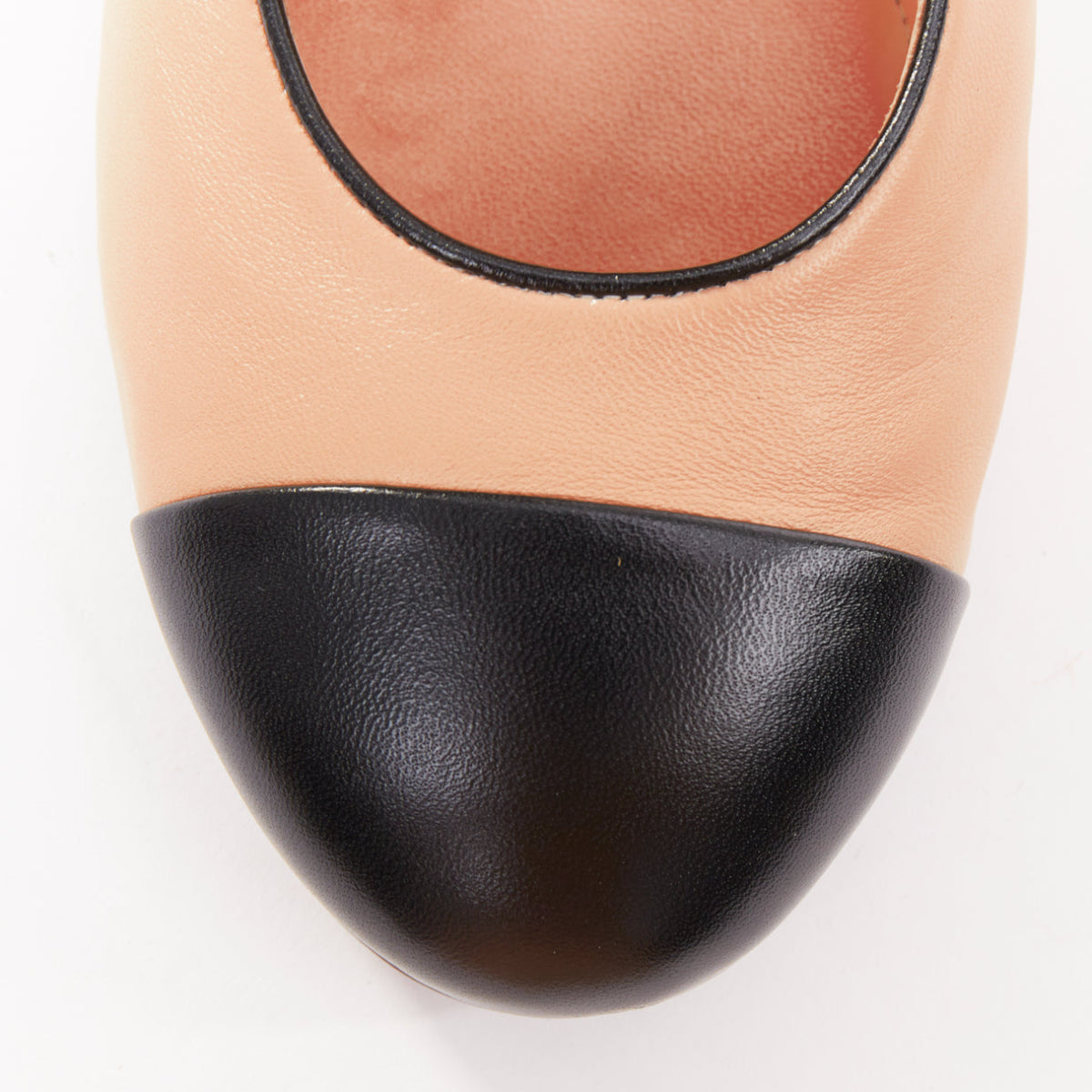 Women's Chanel Lambskin Leather Ribbon Flats