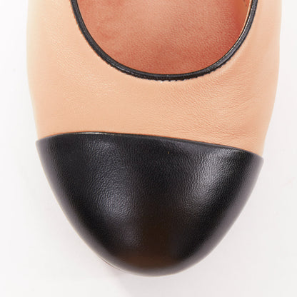 Women's Chanel Lambskin Leather Ribbon Flats