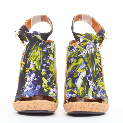Women's Givenchy Canvas Cork Heels