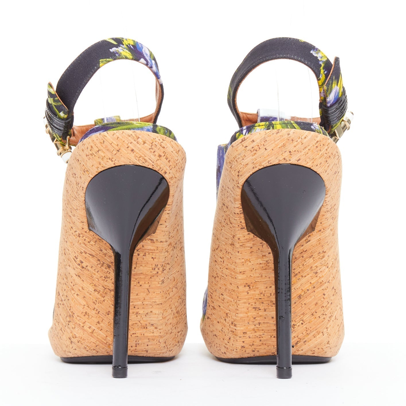 Women's Givenchy Canvas Cork Heels