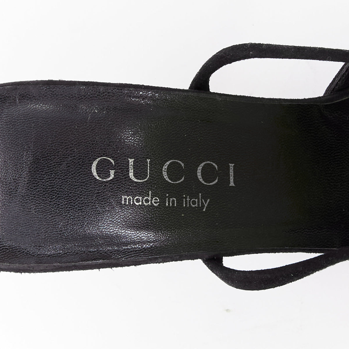 Women's Gucci Tom Ford Suede ID Plate Pumps