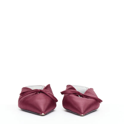 Women's Balenciaga Knife Satin Mules