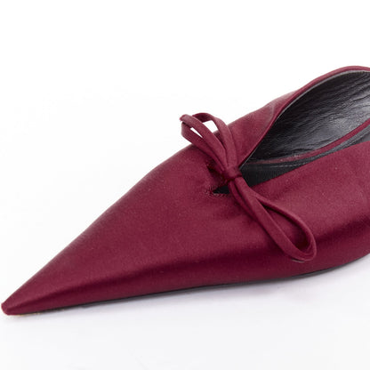Women's Balenciaga Knife Satin Mules