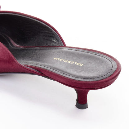 Women's Balenciaga Knife Satin Mules
