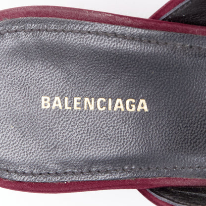 Women's Balenciaga Knife Satin Mules