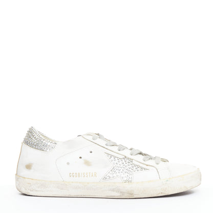 Women's Golden Goose Silver Crystal Sneakers