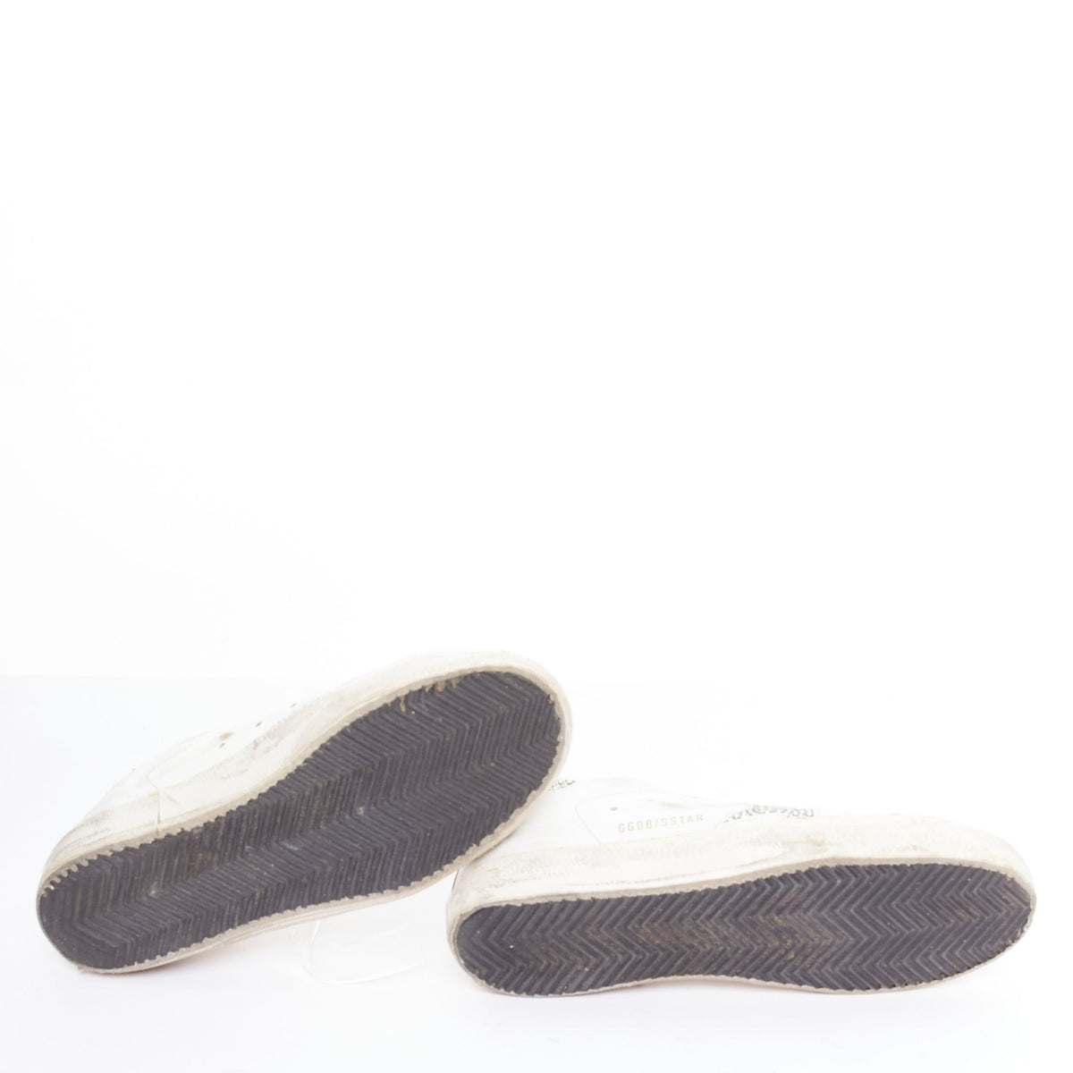 Women's Golden Goose Silver Crystal Sneakers