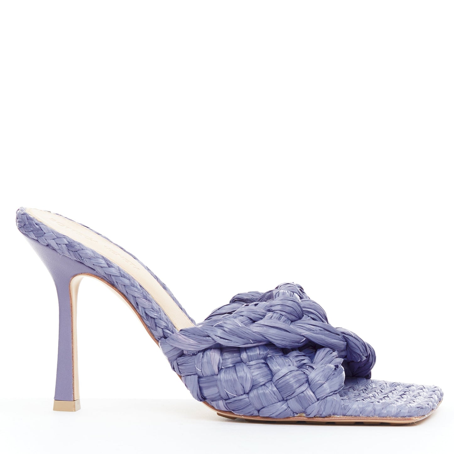 Women's Bottega Veneta Woven Raffia Mule Sandal