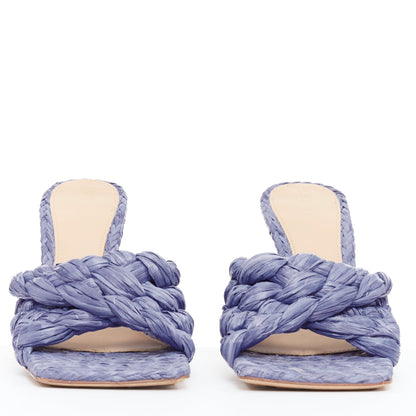 Women's Bottega Veneta Woven Raffia Mule Sandal