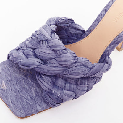 Women's Bottega Veneta Woven Raffia Mule Sandal