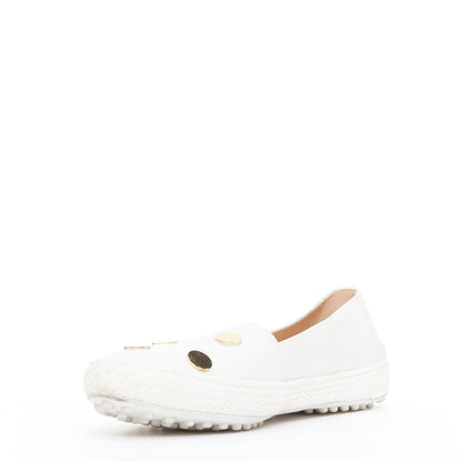 Women's Tod's White Polka Dot Loafers