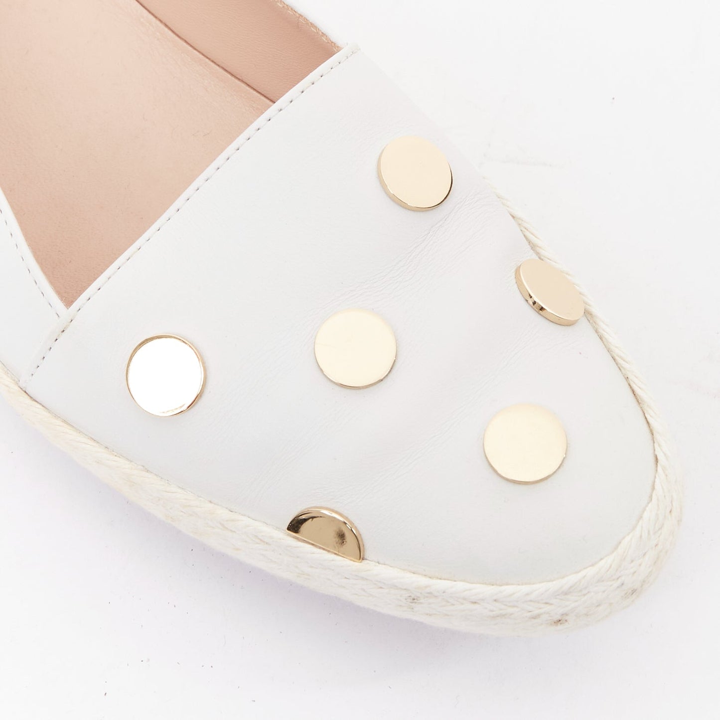 Women's Tod's White Polka Dot Loafers