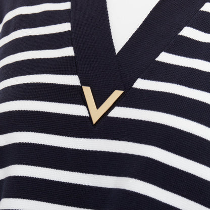 Men's Valentino 2024 VGold Ostrich Feather Polo