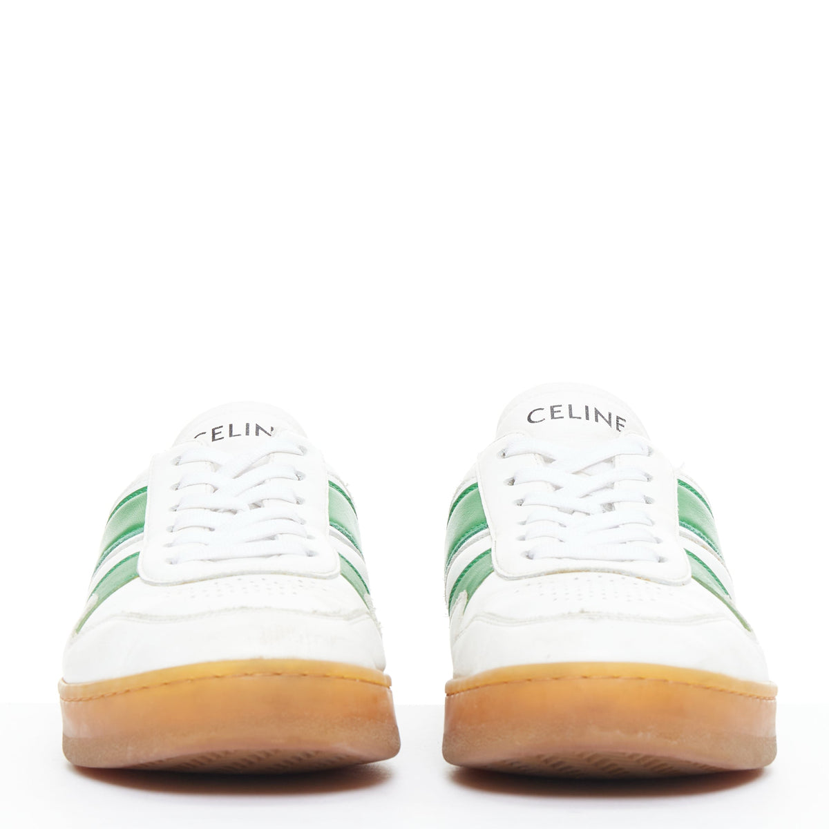 Women's Celine Leather Low Top Sneakers