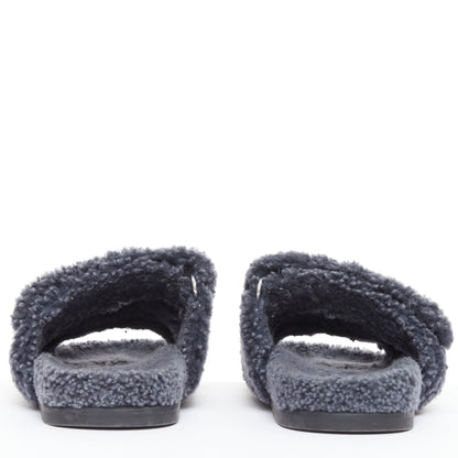 Men's Hermes Chypre Shearling Techno Sandal