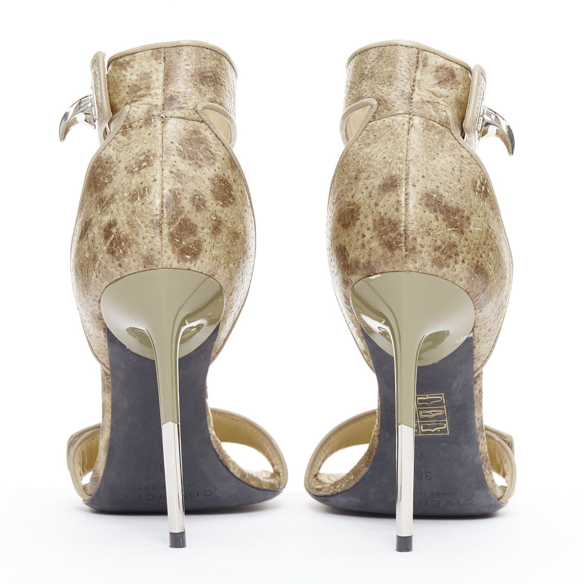 Women's Givenchy Leather Sharktooth Sandals