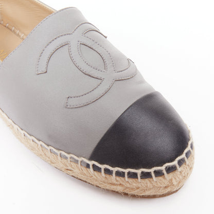Women's Chanel Lambskin Leather Espadrilles