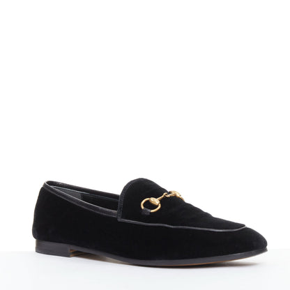 Women's Gucci Jordaan Velvet Horsebit Loafers