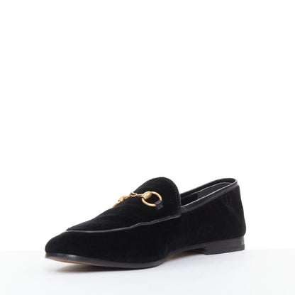 Women's Gucci Jordaan Velvet Horsebit Loafers