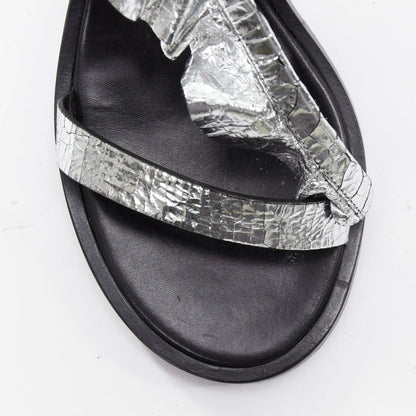 Women's Isabel Marant Leather Wrap Tie Sandals