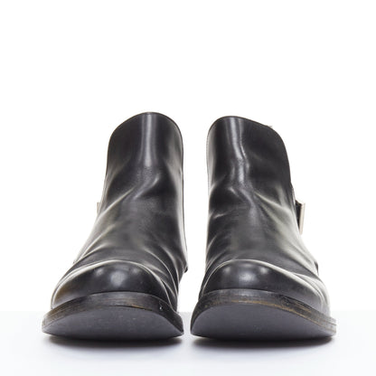 Men's Prada Leather Rear Buckle Ankle Boots