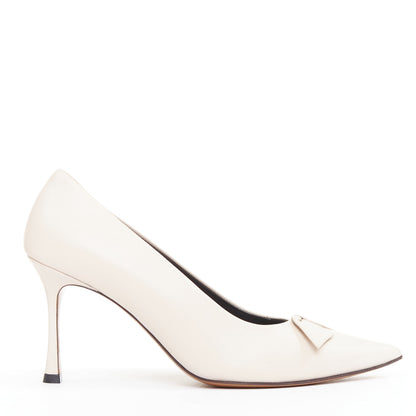 Women's The Row Leather Soft Calf Spool Heel Pumps
