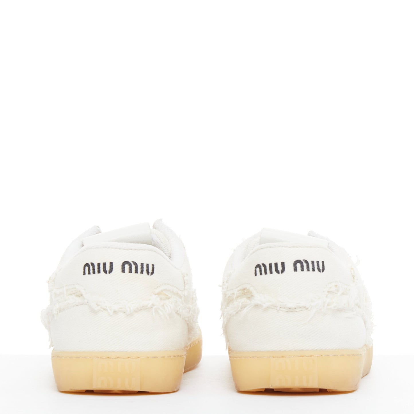 Women's Miu Miu Canvas Skateboard Sneakers