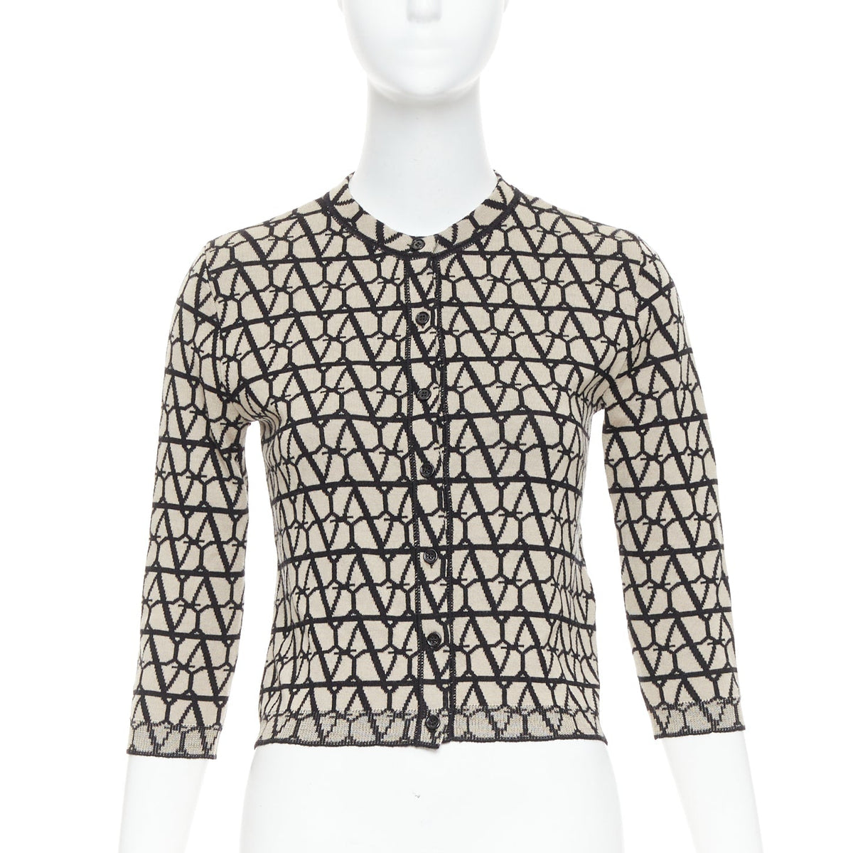 Men's Valentino 2023 Toile Iconographe Cardigan