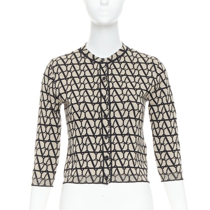Men's Valentino 2023 Toile Iconographe Cardigan