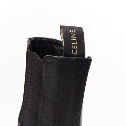 Women's Celine Chelsea Leather Biker Boots