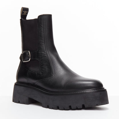 Women's Celine Chelsea Leather Biker Boots