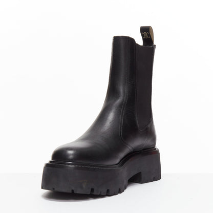 Women's Celine Chelsea Leather Biker Boots