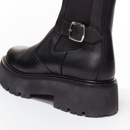Women's Celine Chelsea Leather Biker Boots
