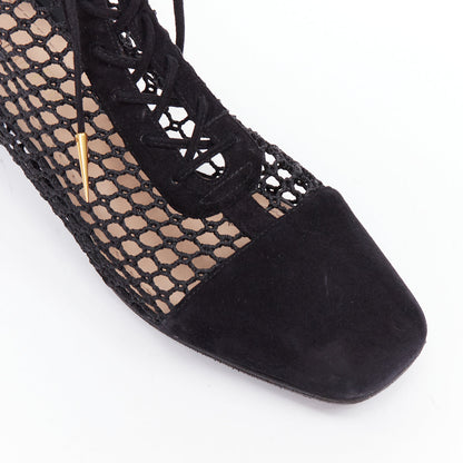 Women's Christian Dior Suede Lace Up Boots
