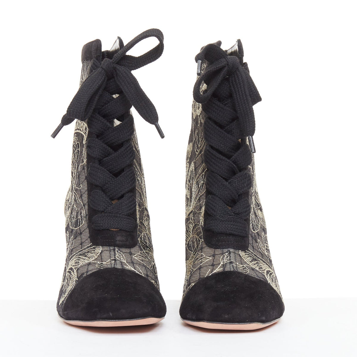 Women's Christian Dior Logo Embroidered Shoes