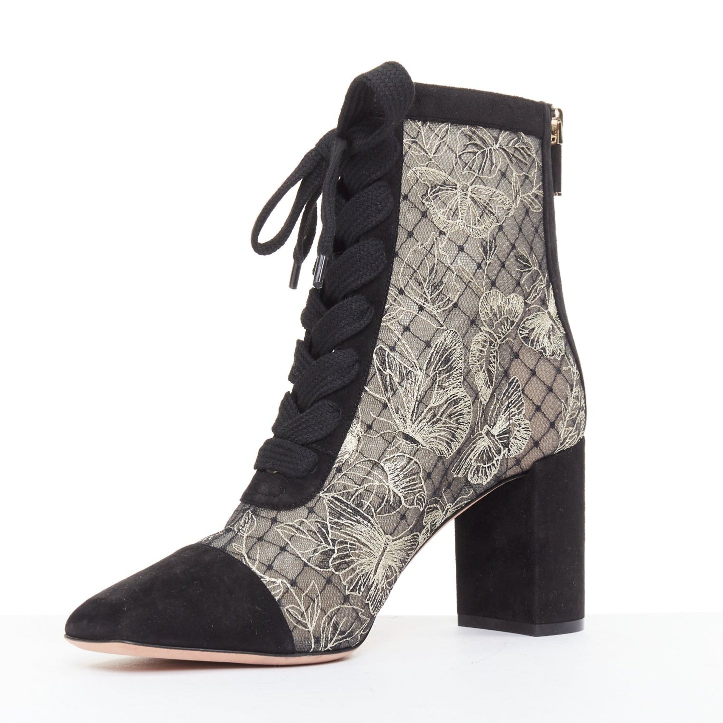 Women's Christian Dior Logo Embroidered Shoes