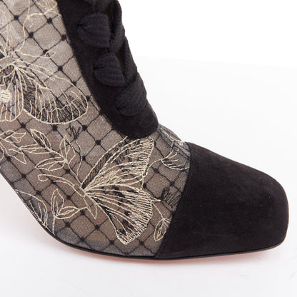 Women's Christian Dior Logo Embroidered Shoes