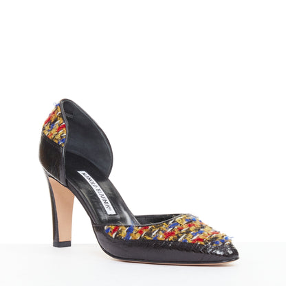 Women's Manolo Blahnik Boucle Tweed Court Pumps