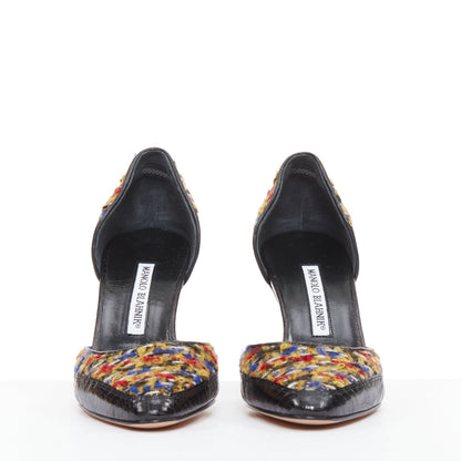 Women's Manolo Blahnik Boucle Tweed Court Pumps