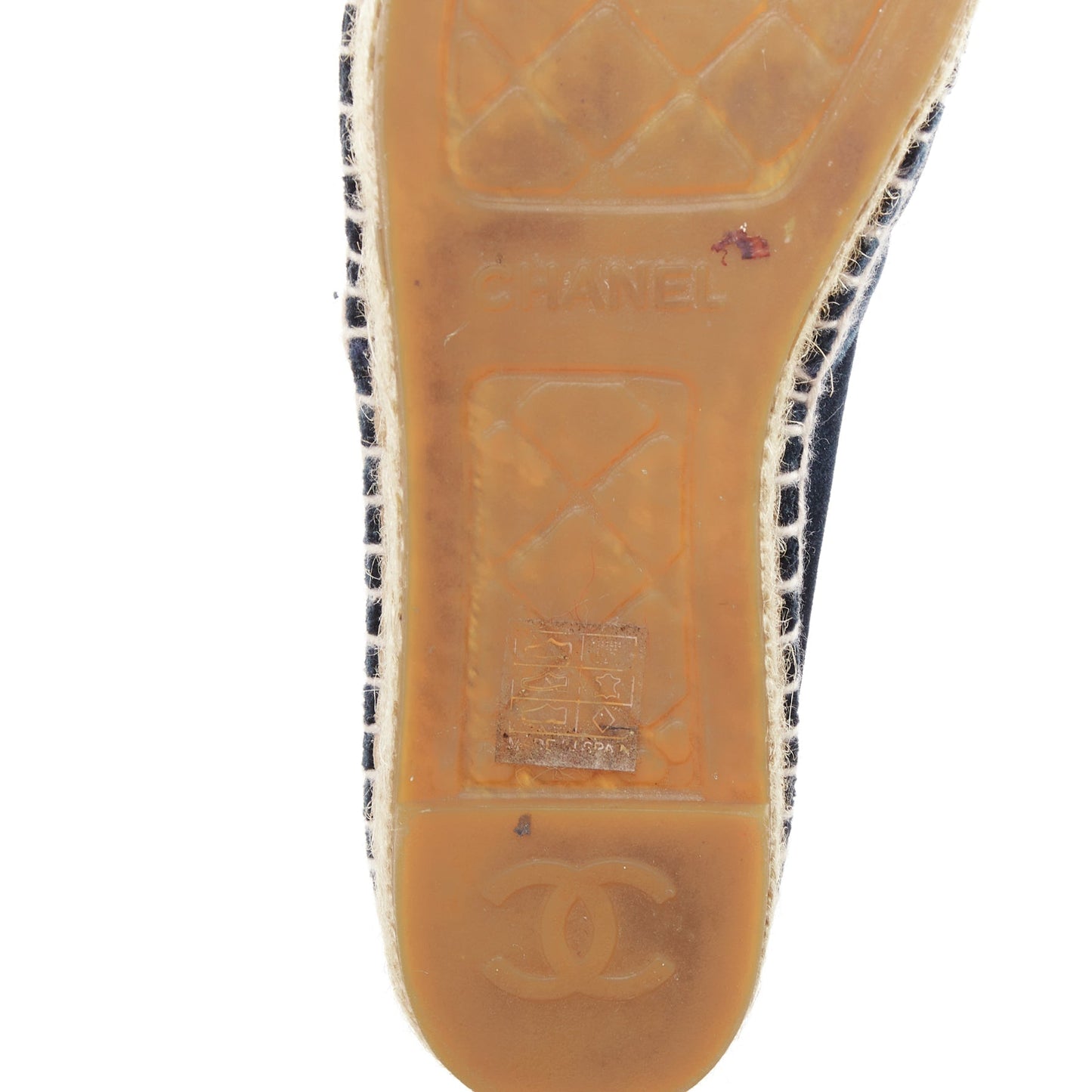 Women's Chanel Velvet Espadrille Shoes