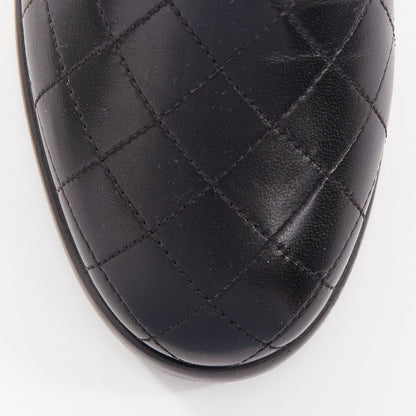 Women's Chanel Quilted Lamb Ankle Boots
