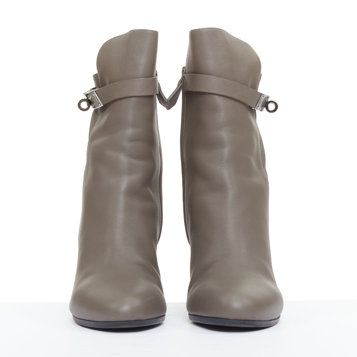 Women's Hermes Kelly Buckle Ankle Boots
