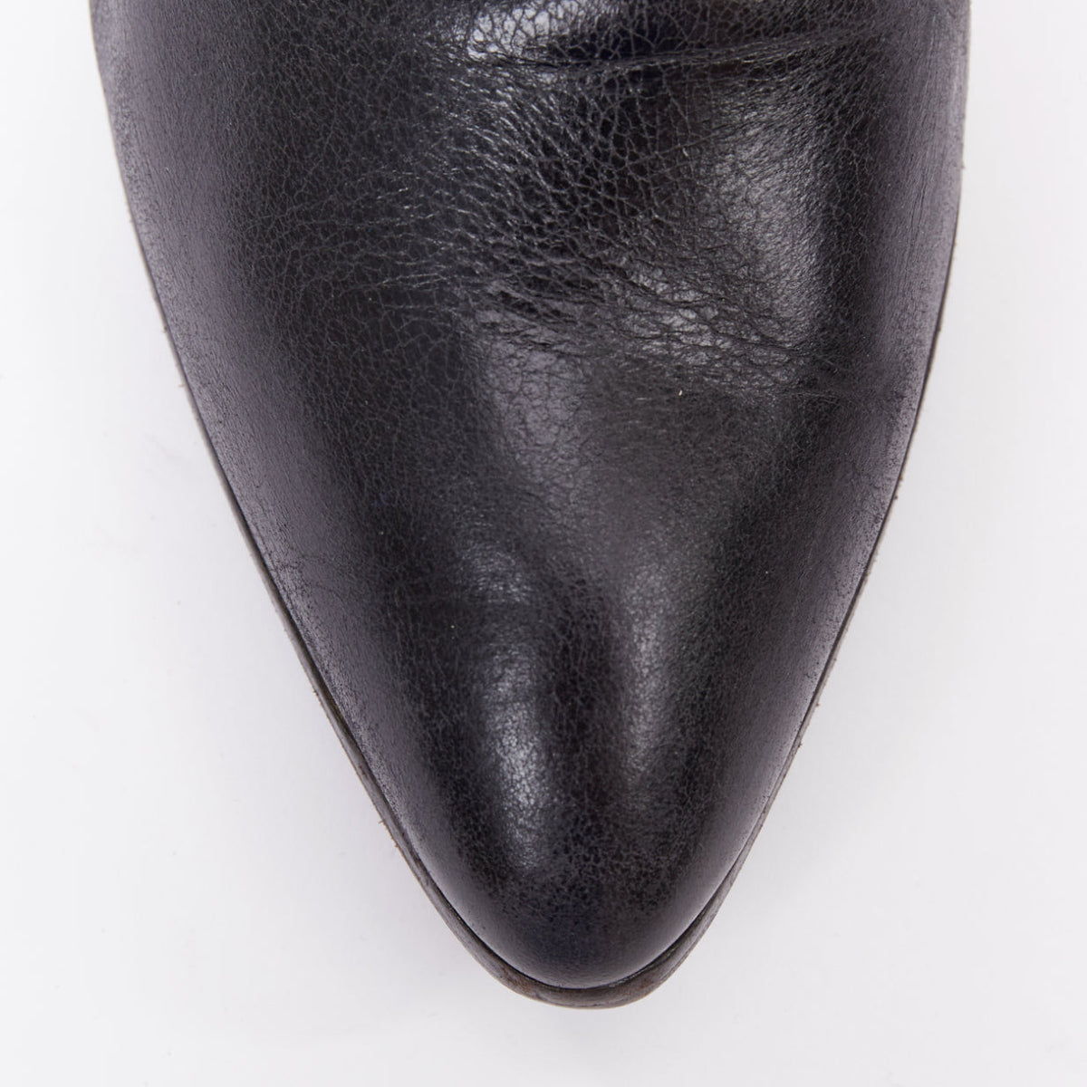 Women's Prada Leather Over The Knee Zip Boots