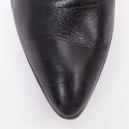 Women's Prada Leather Over The Knee Zip Boots