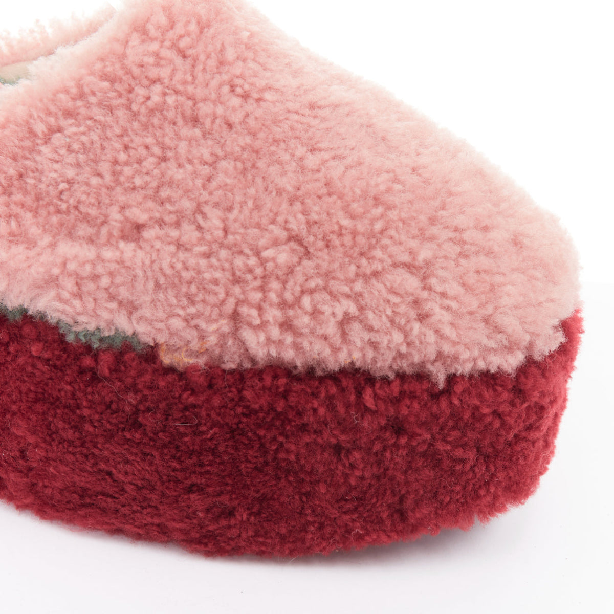 Women's Fendi Shearling Platform Mules