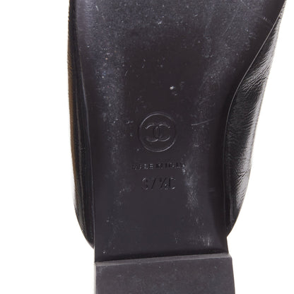 Women's Chanel Patent Leather Pointy Mules